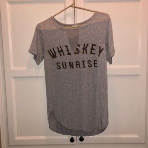 Whiskey sunrise shirt